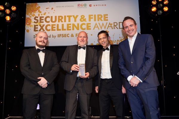 Gallagher named Security Software Manufacturer of the Year at the 2022 Security & Fire Excellence Awards . Credit: Gallagher